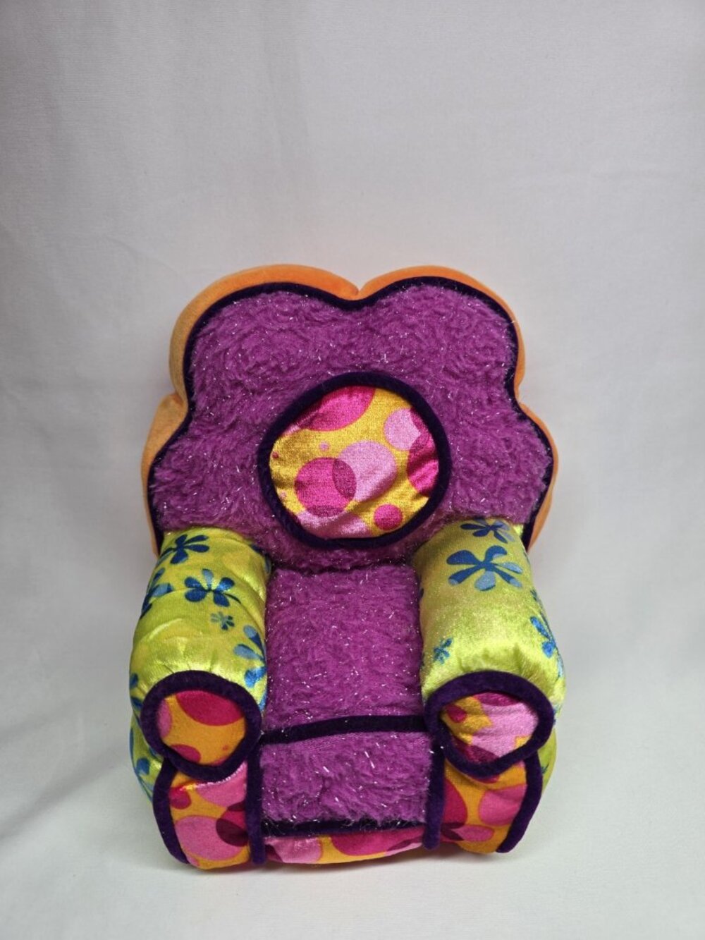 Groovy Girl Doll Flower Chair Plush Furniture Manhattan Toy 2001 Funky Prints